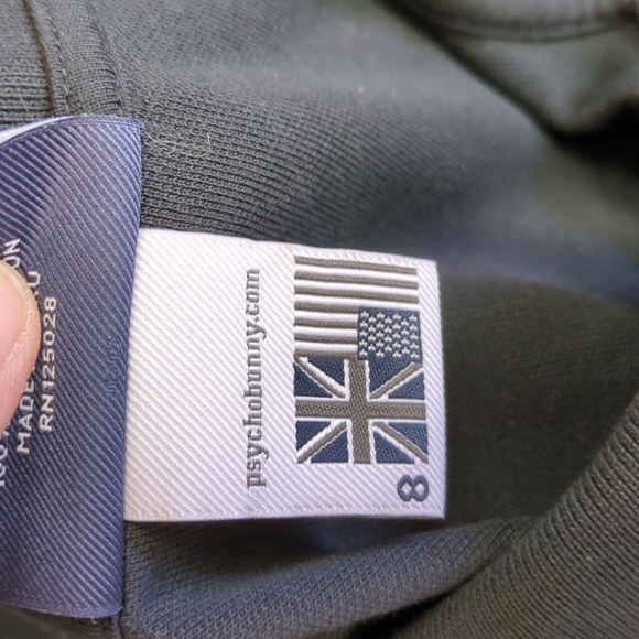 Men's Paycho Bunny Polo Shirt Size 8 - Picture 4 of 7